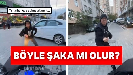 İçerik Üretmek İçin İnsanların Üstüne Motor Süren Şahısa Tepki Yağdı