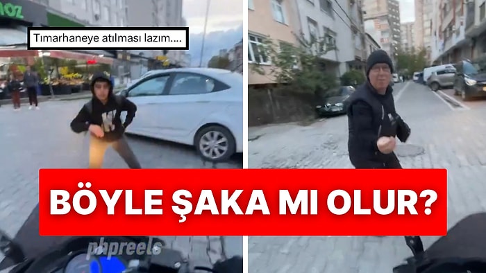 İçerik Üretmek İçin İnsanların Üstüne Motor Süren Şahısa Tepki Yağdı