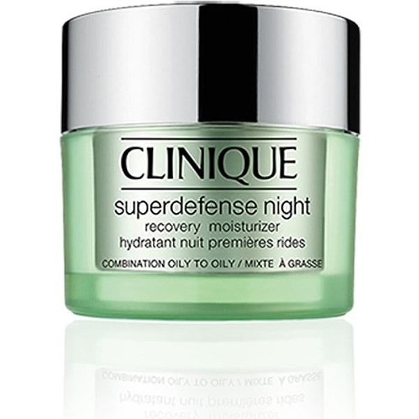 4. Clinique Superdefense Night Yaşlanma Karşıtı Gece Kremi