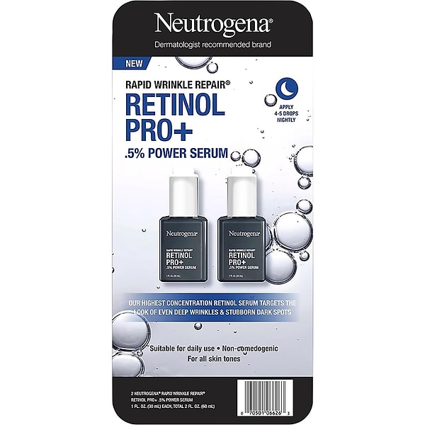 5. Neutrogena Rapid Wrinkle Repair Retinol Pro+ Yaşlanma Karşıtı Yüz Serumu Seti