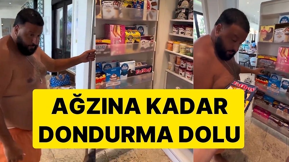 Dünyaca Ünlü DJ Khaled'in Buz Dolabı İçinizi Ferahlatacak