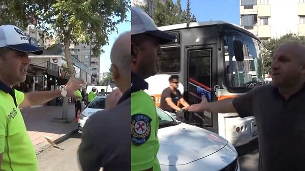 Adana'da yapılan bir trafik uygulamasında izleyenleri güldüren bir diyalog yaşandı. Trafik ekipleri, bir vatandaşa yayaya yol vermediği gerekçesiyle ceza yazdı.