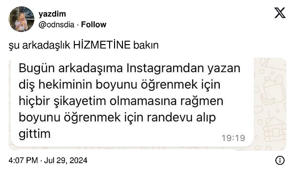 Arkadaşlık hizmeti dediğin.👇