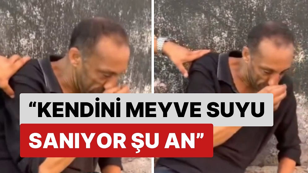 Sokakta Uyuşturucu İçerek Kendinden Geçen Bir Kişiye Vatandaşlar Tarafından Uyarı Geldi