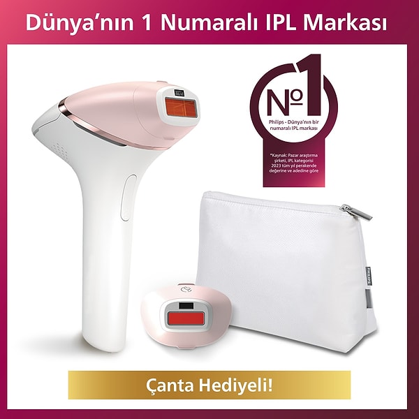 2. Philips Lumea BRI950/00 Lumea Lazer Epilasyon IPL Tüy Alma Cihazı