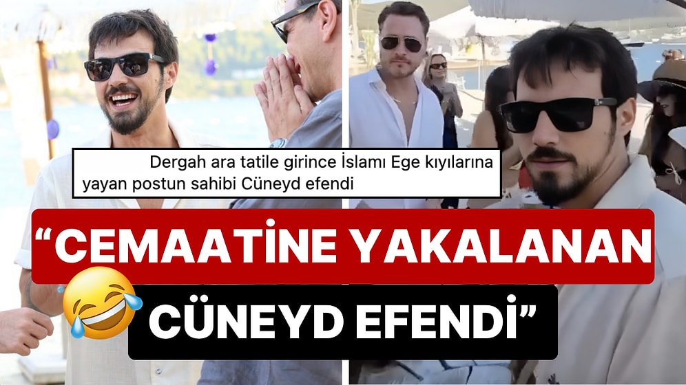 Bodrum'da Alp Navruz ve Selahattin Paşalı ile Buluşan Mert Yazıcıoğlu'nun Kameralara Attığı Bakışlar Olay Oldu