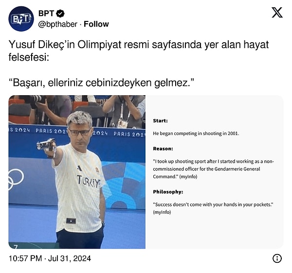 “Başarı, elleriniz cebinizdeyken gelmez.” 👇