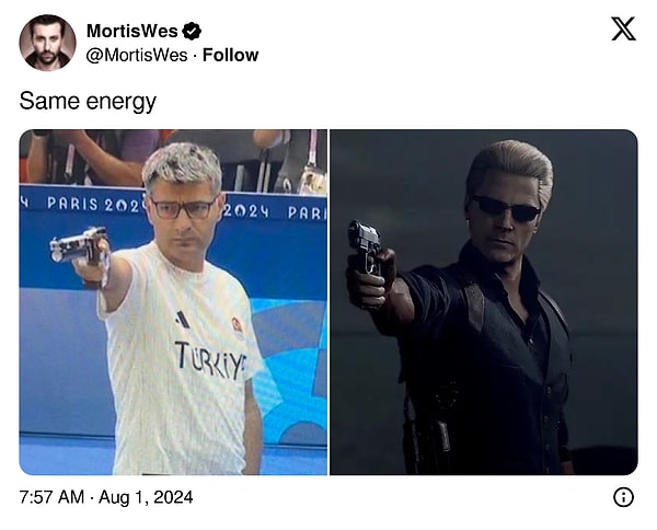 Üzgünüm, Yusuf Dikeç Albert Wesker'dan daha karizmatik.