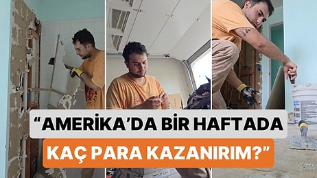 Amerika'da Fayans Parke İşi Yapan Genç 1 Haftada Ne Kadar Para Kazanılabileceğini Paylaştı