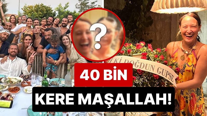 Kimi Ararsanız Orada: Ünlü Akınına Uğrayan Gupse Özay'ın 40. Yaş Günü Kareleri Kahkahaya Boğdu!