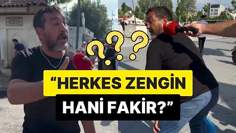 Bir Vatandaş Sokağın Ortasında İlginç Hareketler Yaptı: Herkesin Zengin Olduğunu İddia Etti