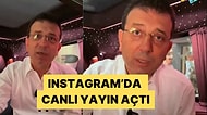 Ekrem İmamoğlu Instagram'ın Engellenmesini Instagram'da Canlı Yayın Açarak Protesto Etti