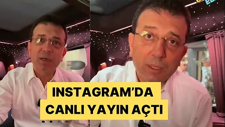 Ekrem İmamoğlu Instagram'ın Engellenmesini Instagram'da Canlı Yayın Açarak Protesto Etti