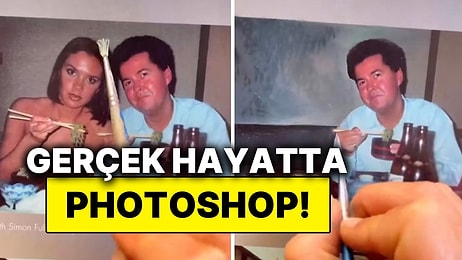 Bastırılan Fotoğraflara Resim Yeteneğiyle Resmen Photoshop Yapan İçerik Üreticisi