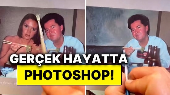 Bastırılan Fotoğraflara Resim Yeteneğiyle Resmen Photoshop Yapan İçerik Üreticisi