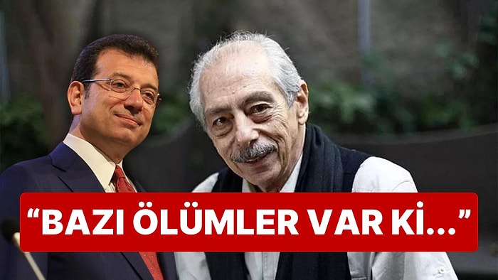 Genco Erkal'ı Son Yolculuğunda Yalnız Bırakmayan Ekrem İmamoğlu İçten Sözleriyle Yürekleri Burktu