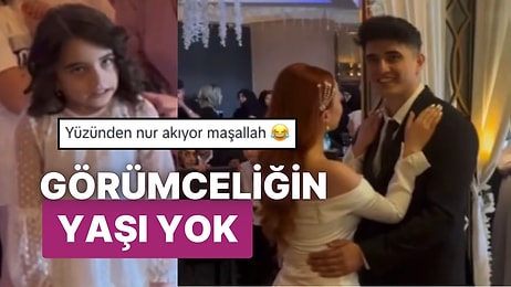 Görümceliğin Yaşı Yokmuş! Küçük Görümce Abisiyle Dans Eden Geline Kıskanç Bakışlar Attı