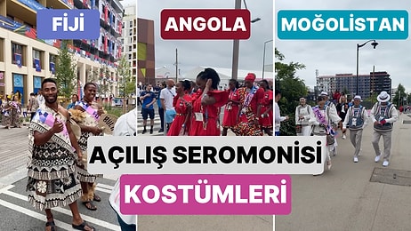 Moğolistan Resmen Parlıyor: Olimpiyat Köyünde Bir Kişi Açılış Seremonisinde Giyilen Kıyafetleri Paylaştı