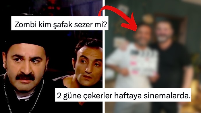 Şafak Sezer'le Ersin Korkut'un Yeni Filmi 'Kutsal Damacana 5 - Zombi'yi Tiye Aldılar