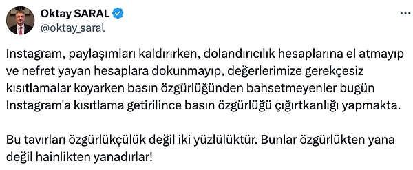 İşte Oktay Saral’ın açıklaması: