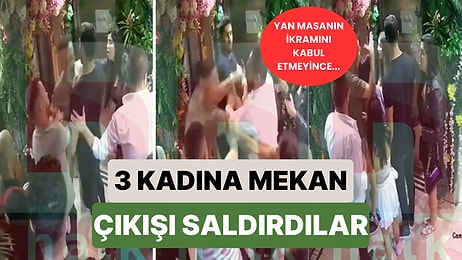 Bir Meyhanede Eğlenmek İsteyen 3 Kadın Şampanya İkramını Kabul Etmeyince Saldırıya Uğradı