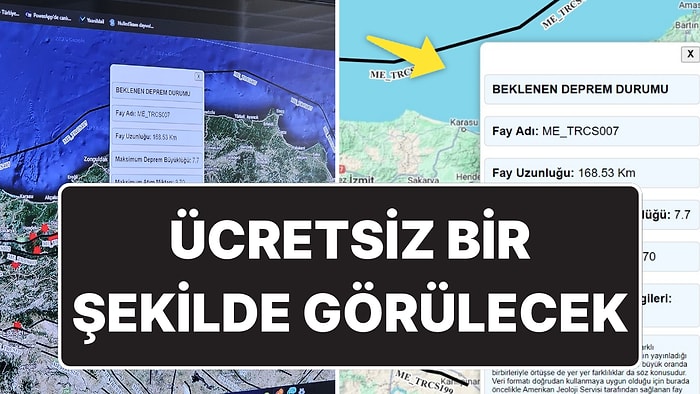 Deprem Fay Hatları Artık Elektronik Ortamda: Vatandaşlar Her Bölgenin Deprem Tehlikesini Görebilecek