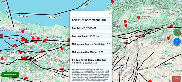 Prof. Dr. Kutoğlu, vatandaşların bölgelerindeki fayların kaç büyüklüğünde deprem üretebileceğini de uygulama sayesinde görebileceğini belirterek, “Üzerinde uzlaşılmış global deprem ajansları, yer bilimleri ajansları tarafından servis edilen verileri ve depremleri de topladık. Bunları ‘deprembis’ portalına aktardık. Şimdi vatandaşlarımız artık burada sisteme giriş yapıp bölgelerindeki fayları da sorgulayabilecekler. Vatandaşlarımız artık bulundukları bölgedeki fayların mevcudiyetini, fayların kaç büyüklüğünde deprem üretebileceğini ve en son ne zaman ve kaç büyüklüğünde deprem üretmiş olduğunu fayın üzerine tıklayarak görebilecekler. Deprem tarihi çok geçmişteyse o kadar yakın tehlike söz konusudur. Artık vatandaşlarımız rahatlıkla, kimseye ihtiyaç duymadan bu bilgileri ‘deprembis’ üzerinden görebilecekler” diye konuştu.