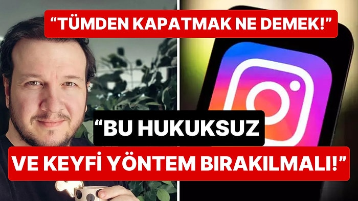 Gündemden Geri Kalmayan Şahan Gökbakar, Instagram'a Erişim Engeli Getirilmesine Çok Sert Çıkıştı!