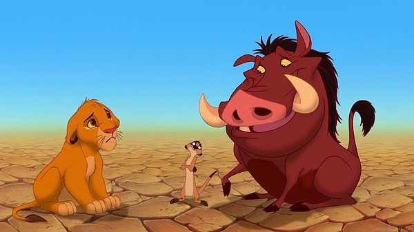 5. Timon ve Pumbaa - Aslan Kral