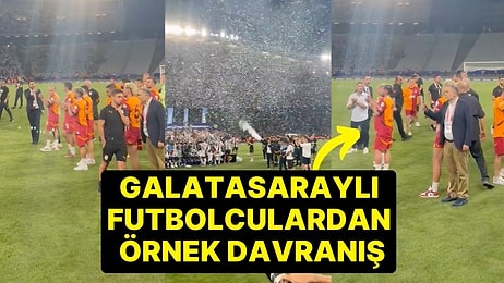 Galatasaraylı Futbolculardan Örnek Davranış: Beşiktaş'ı Alkışlayarak Sahadan Çıktılar