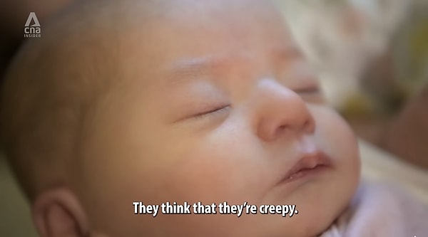 The eyes, lips, skin, and tiny red spots on the faces of these babies look so realistic that it's hard not to be frightened when you see them!