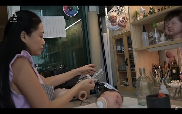 Andrea Lee, a 50-year-old mother of four, started this business in 2021 by attending realistic baby workshops.