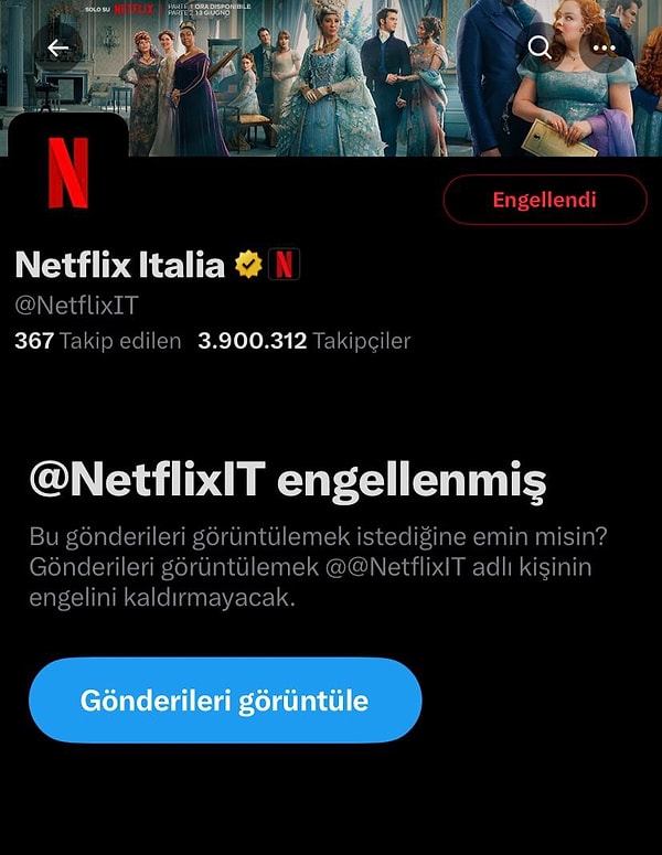 Bu yenilginin ardından, popüler dijital yayın platformu Netflix Türkiye, Netflix İtalya'nın X hesabını engelledi.