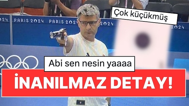 Yusuf Dikeç'in Olimpiyatlarda Atış Yaptığı Kağıdın Küçüklüğü Görenleri Şaşkına Çevirdi!