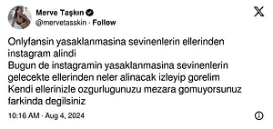 OnlyFans Fenomeni Merve Taşkın, Instagram'a Gelen Erişim Engeline