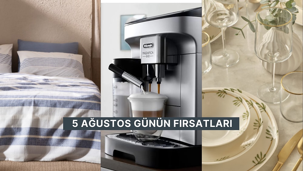 Bugün İndirimde Neler Var? Delonghi Kahve Makinesinden Madame Coco Ürünlerine 5 Ağustos 2024 Günün Fırsatları