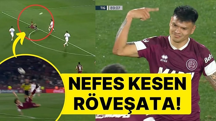 Arjantin Birinci Ligi'nde Nefes Kesen Gol! Ceza Sahası Dışından Roveşata Vurdu