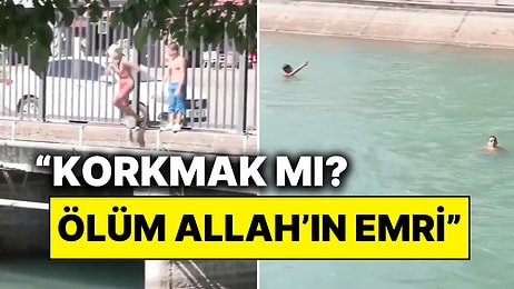 Uyarılara Rağmen Adana'da Su Kanalına Giren Çocuklar: "Korkmak mı? Ölüm Allah'ın Emri"