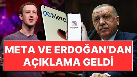 Cumhurbaşkanı Erdoğan'dan Instagram Açıklaması: META da Mesaj Yayınladı!