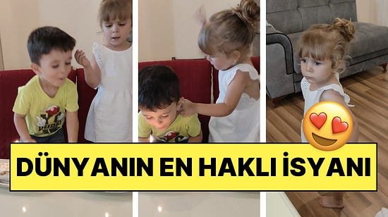 Mumunu Üfleyen Çocuğa Karşı Kurulan Kızın Tatlı Siniri Tebessüm Ettirdi