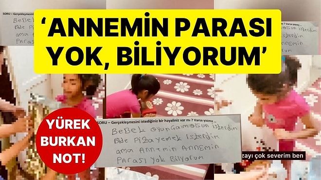 Hayali Oyuncak Bebek ve Pizza Olan Çocuğa Duygulandıran Sürpriz! 'Annemin Parası Yok, Biliyorum'