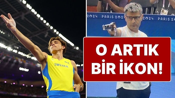 Olimpiyat Rekoru Kıran İsveçli Atlet Armand Duplantis Sevincini 'Yusuf Dikeç Duruşu'yla Yaptı