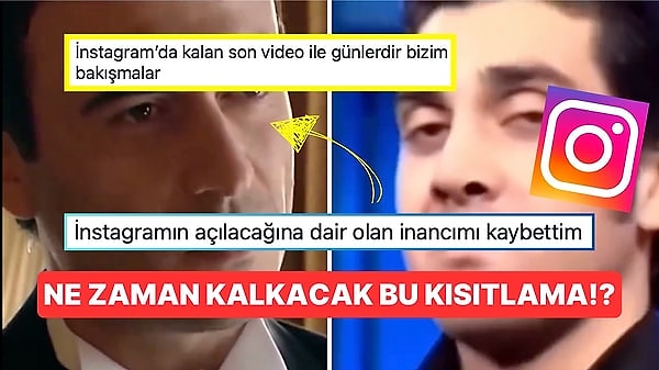 2 Ağustos'ta erişim engeli engeli getirilen Instagram platformu binlerce kişinin gündeminde. Bugün yapılan olumsuz açıklamanın ardından birçok kişi isyan etti, tepkiler çığ gibi büyüdü.