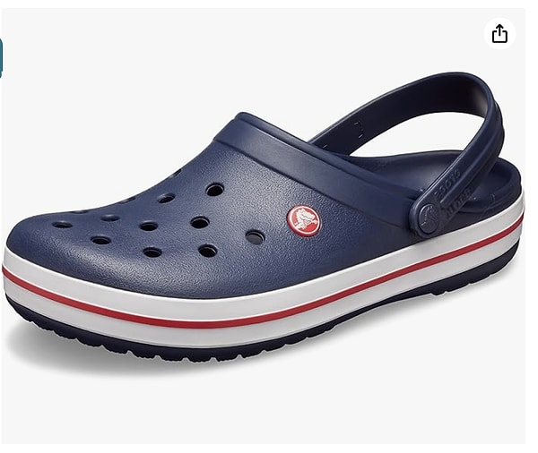 Crocs Crocband Navy Terlik, herkesin sevdiği, beğenilen zarif tasarımıyla dikkat çekiyor.