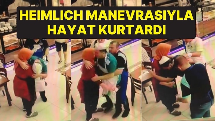 Usta Yardımcısı Heimlich Manevrasıyla Hayat Kurtardı: 'Ağzından Su Gelince Anladım Bir Şey Kaldığını'