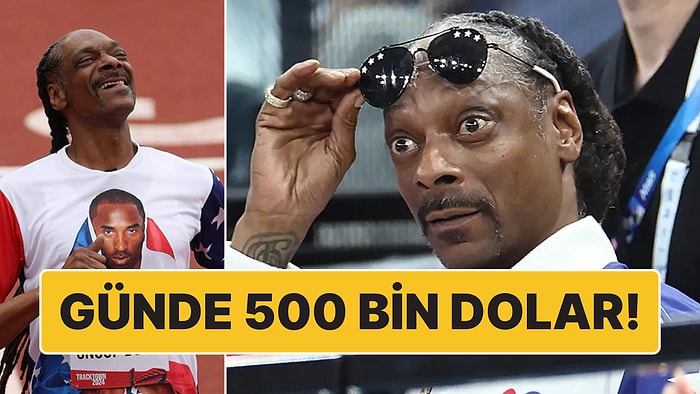 ABD'li Rapçi Snoop Dogg'un Olimpiyatlarda Günde 500 Bin Dolar Kazandığı İddiası Ortalığı Karıştırdı!