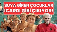 Van Gölü'nde Yüzen Çocuklar Sudan Sarışın Olarak Çıkıyor!