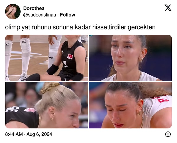 Başarılı sporcularımızın mücadelesi, ekran başındaki herkesi duygulandırdı.