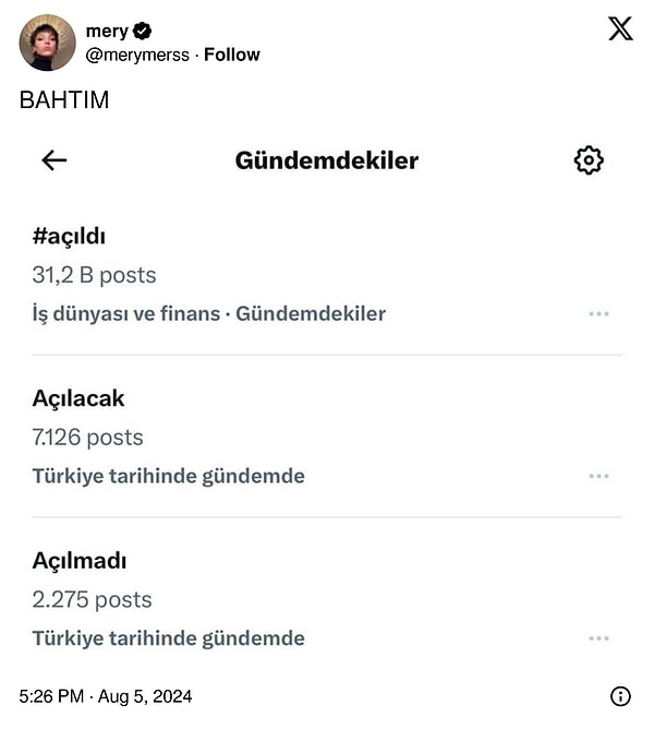 Başlayalım!