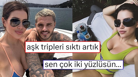 Terk Etti Ama Aklı Hala Onda: Mauro Icardi Wanda Nara'nın Paylaşımını Alıntılamadan Geçemedi